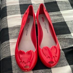 Red Melissa Flats Sebastian ErraZuriz Collection